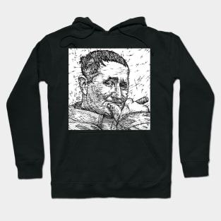 BERTOLT BRECHT ink portrait .1 Hoodie